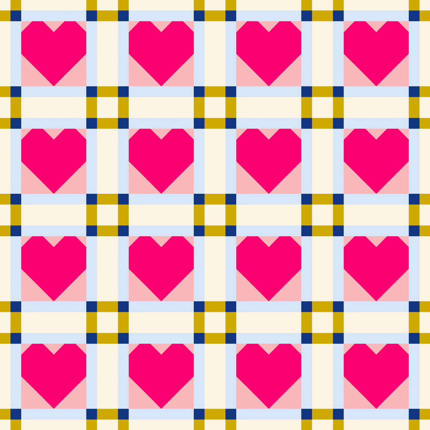 Quilted with Love Makeup Bag