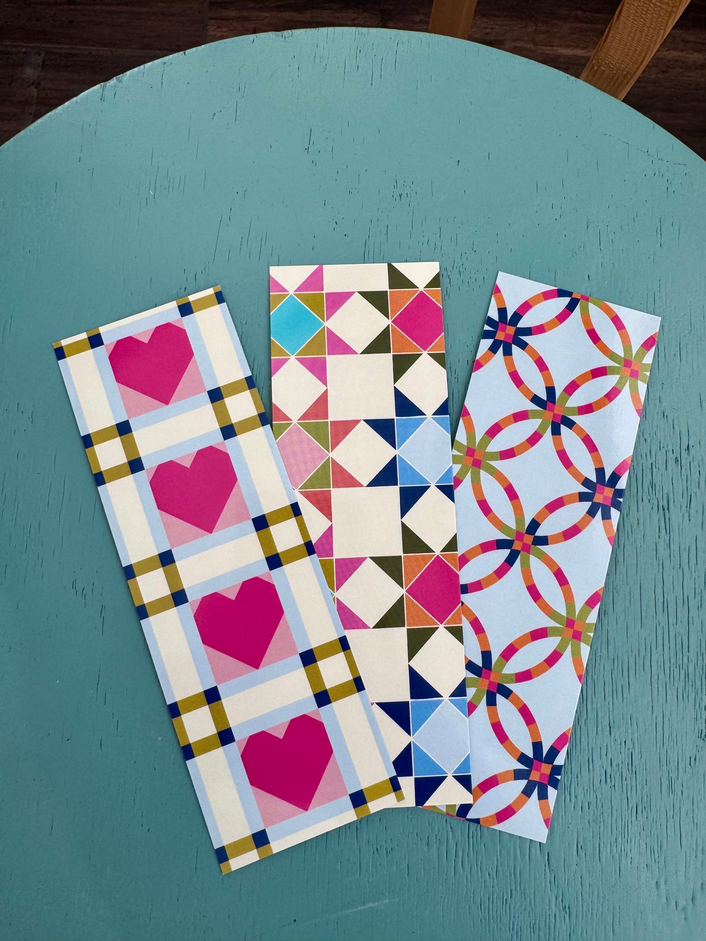 Quilted with Love Bookmark