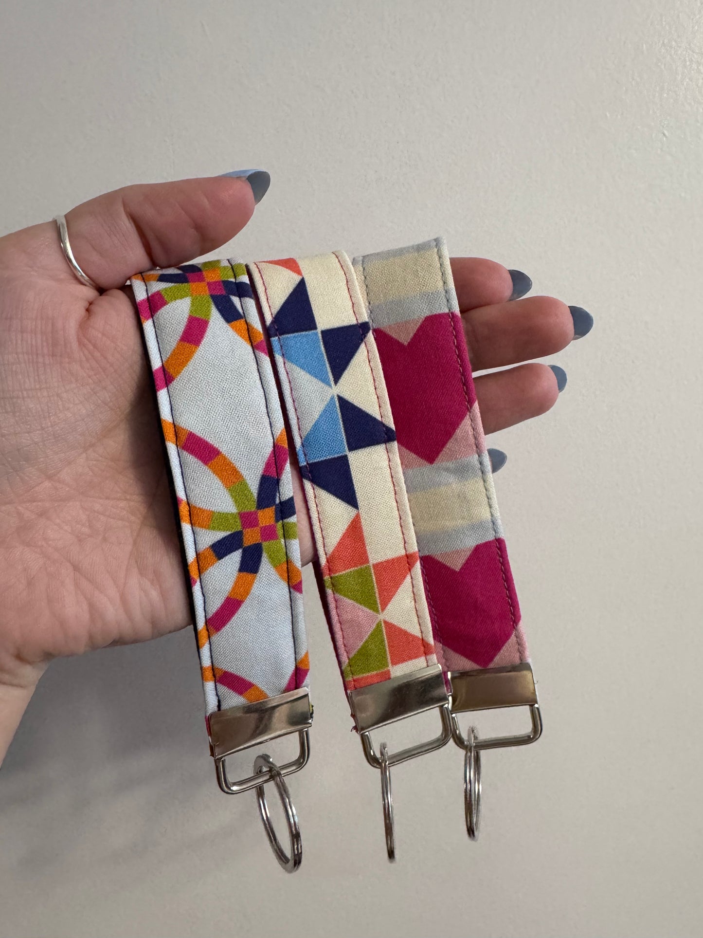 Quilted with Love Keychain