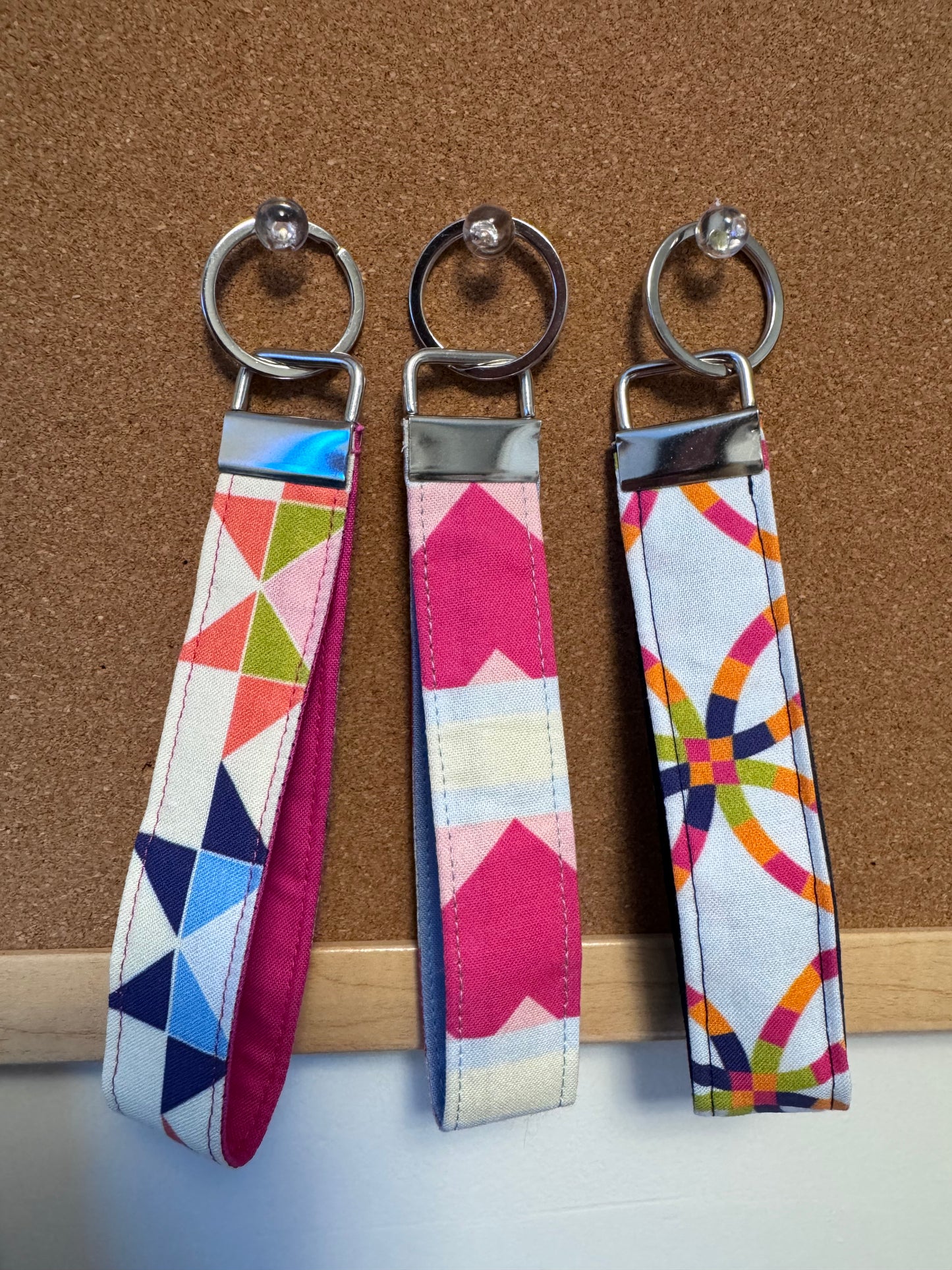 Quilted with Love Keychain